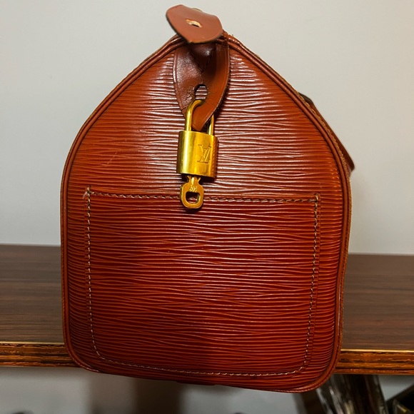 Vintage Louis Vuitton Speedy 25 Kenyan Brown w/Lock & Key - Picture 4 of 7